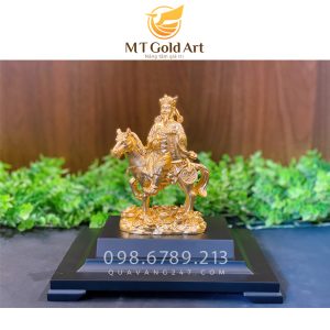 Tượng Thần tài dát vàng (17x20x24cm)